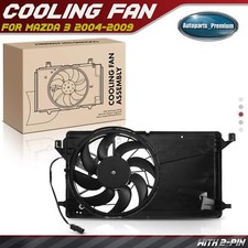 Engine Radiator Cooling Fan Assembly for Mazda 3 L4 2.0L 2.3L 2004-2009 620-731