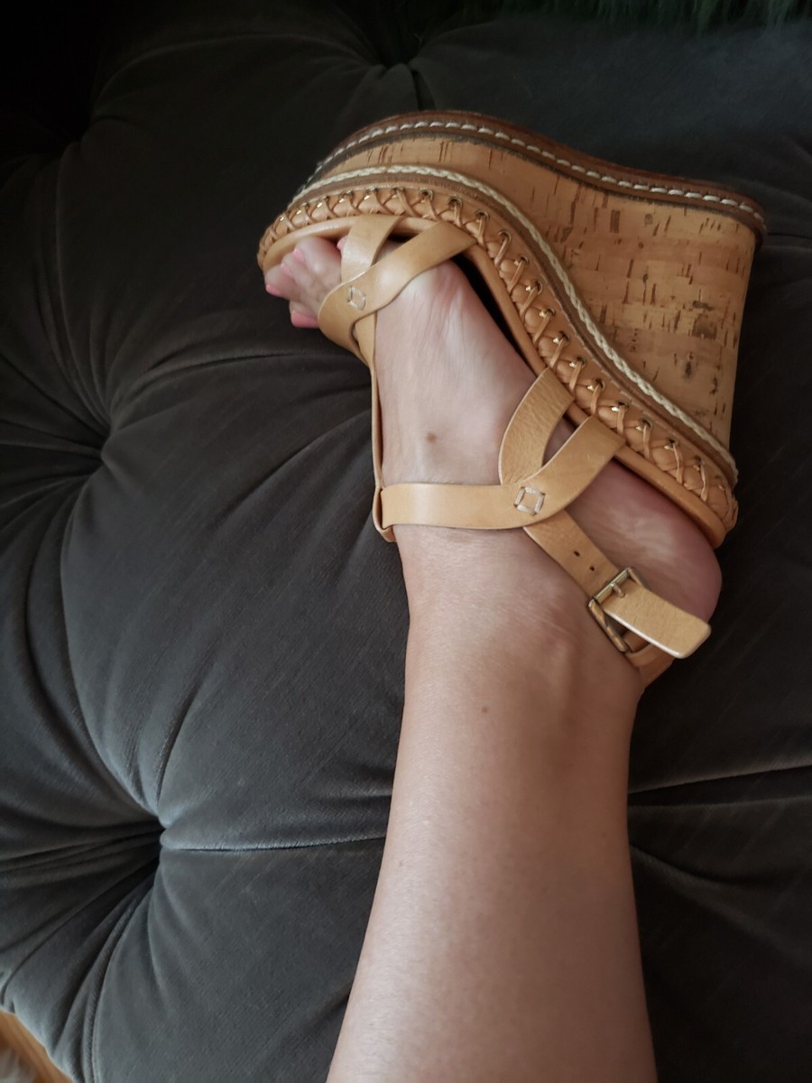 CASADEI Wedge Sandals. Size IT 36.5 | eBay