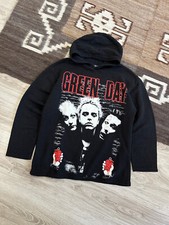 Green Day American Idiot Vintage Rock Band Graphic Hoodie Size M