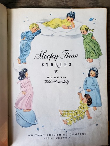 Sleepy Time Stories illustré par Hilda Frommholz Whitman Publishing 1945 HC DJ - Photo 7/9
