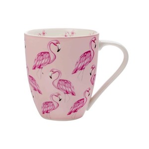 CHRISTOPHER VINE Pink Jungle Mug 500ml Flamingo