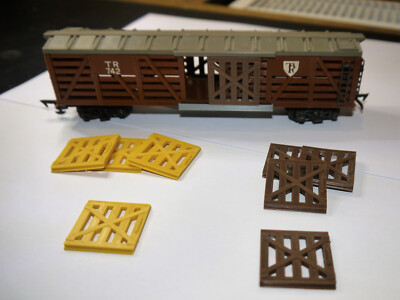 Triang R126 Transcontinental Kastenwagen Türen [Paar].  3D Prt Reproduktion 3DPD