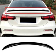 Rear Boot Spoiler Wing For Mercedes-Benz V177 A180 A200 A35 2019-UP Glossy Black