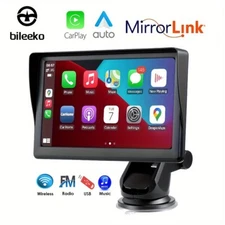 Car radio stereo player wireless Carplay Android automatic 7 " multimedia player