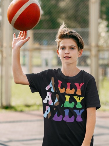 Kids LGBT Ally Shirt LGBTQ Support Ally 