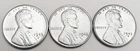 1943 P D S Lincoln Steel Wheat Penny Set  BU - BRILLIANT UNCIRCULATED FREE SHIP