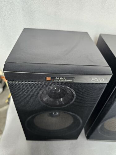 Rare & Vintage Aiwa SX-6 Pair of Speakers 8 Ohms 40 Watts. Need Surround Foam. - Picture 3 of 13