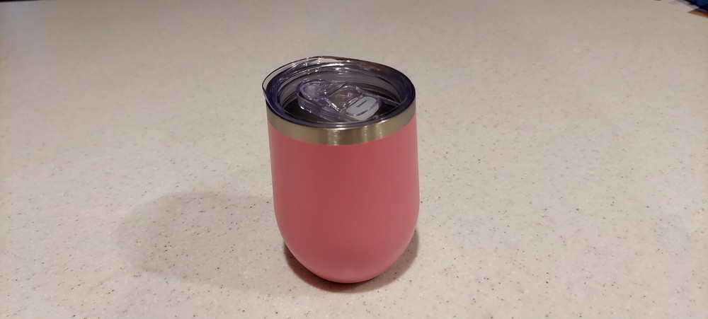 tumbler pink 12oz  (Holds temperature better than YETI)
