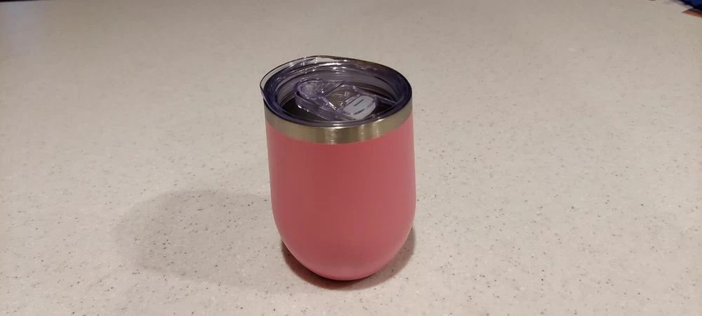 tumbler pink 12oz  (Holds temperature better than YETI)