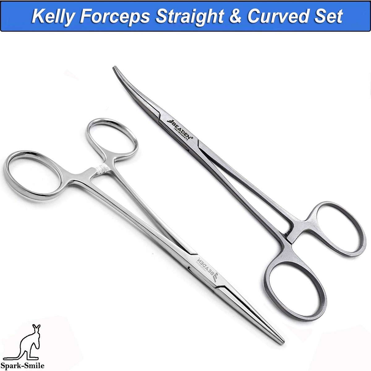 Kelly Clamp Surgical Forceps & Tweezers | Vitality Medical