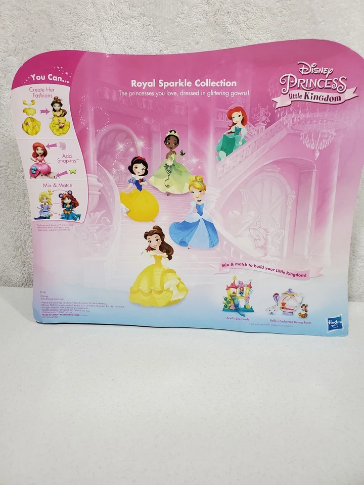 Nuevo 2015 Disney Princess Little Kingdom Royal Sparkle Collection Belle Snow  Foto 2 de 2