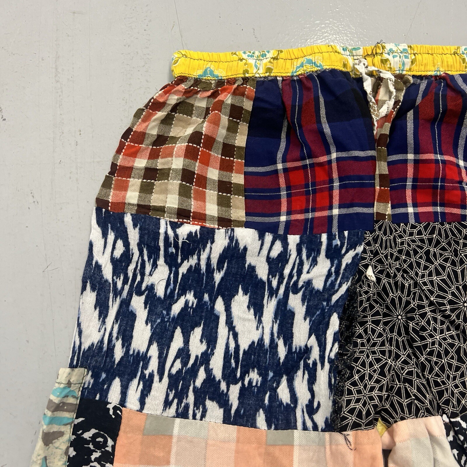 Vintage 90s Patchwork Custom Made Sweatpants Paja… - image 3