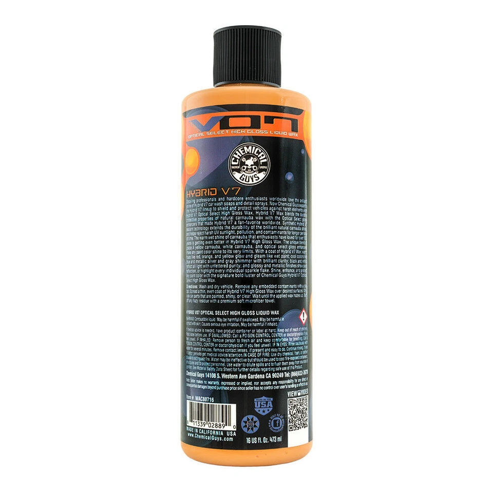 Chemical Guys WAC80716 - Hybrid V7 Optical Select High Gloss Liquid Wax (16 oz) Foto 3 de 4