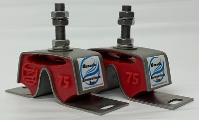 #ad 2 Stainless Marine Engine Motor Mount Replaces Yanmar 2GM 2YM 3GM 3YM #75 $270.00