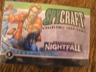 Spycraft Collectible Card Game OPERATION NIGHTFALL Banshee Net Deck~~NIP!!