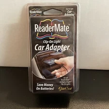ReaderMate Clip-On-Light Car Adapter #37352 Gold Crest Mighty Bright New