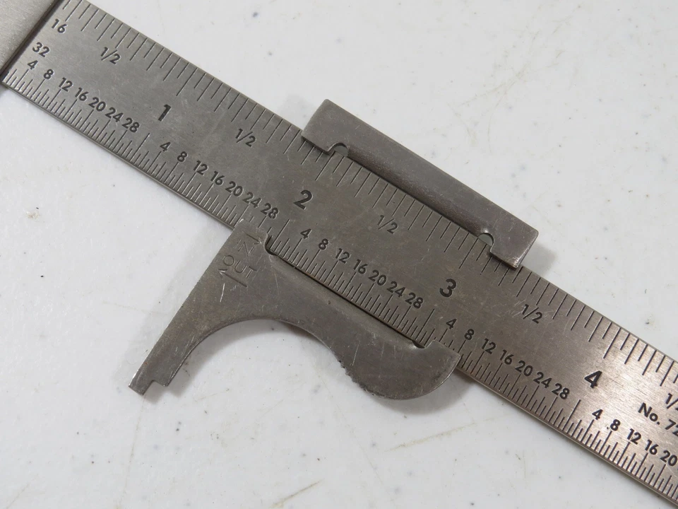 General Tools 729 Compact Stainless Steel Vernier Pocket Nib Caliper 5 in. - Image 3 of 4