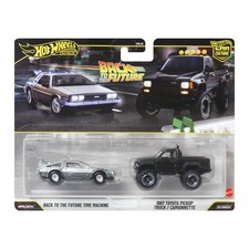 Hot Wheels Back to the Future Time Machine Toyota Pickup 2 Pack