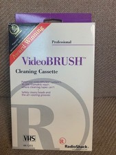 RADIO SHACK VHS VIDEO BRUSH CLEANING CASSETTE