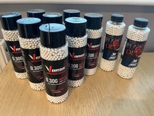 10 x bottles 0.3 bbs sealed and unused Vorsk and ASG