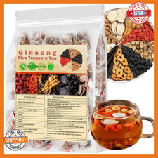 Ginseng Mulberry Herbal Tea, Ginseng Five Treasure Tea, Kidney Teas Formula Fi