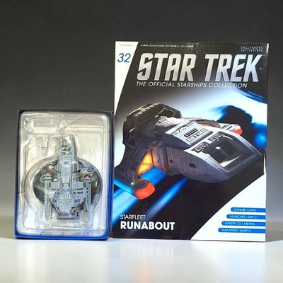 Eaglemoss Star Trek #32   Starfleet Runabout (USS Orinoco) with Magazine