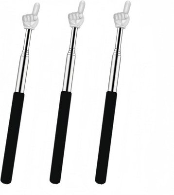 3Pcs Telescopic Pointer Finger Stick, Extendable Teacher Hand Pointer, Mini Retr