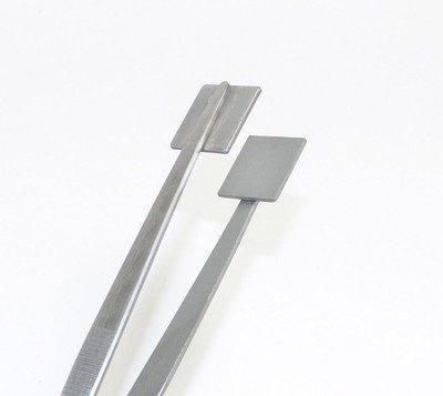 Mashing Tweezers Glass Work Bead Masher Tweezer 8  Lampworking 3/4'' Surface S...