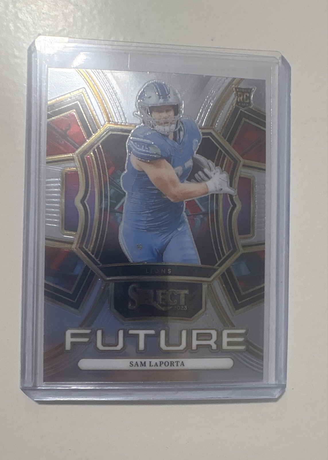 2023 Panini Select - Select Future Sam LaPorta #FUT-SLA Silver Prizm (RC)