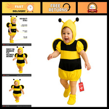 Unisex Infant Bumblebee Costume - Toddler Halloween Bee Outfit for Kids