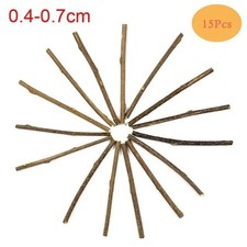15 PCS Catnip Sticks Organic Cat Chew Toys Natural Plant Matatabi Silvervine