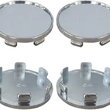 4PCS Wheel Center Caps,Snap-in Plastic Hub Covers for Car Truck SUV, 2.12"Silver