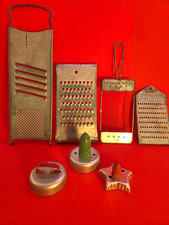Vintage Wonder Shredder Veggie Cheese Graters Tomato Slicer 3 Biscuit Cutters