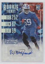 2016 Panini Contenders Rookie Cracked Ice Ticket 3/24 Reggie Ragland Auto tt7