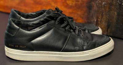Common Projects Bball Low in White Sole & Black Men's Size EU 46 / US 13