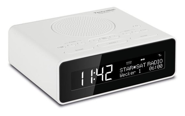 Technisat Digitradio 51 Dab, Fm Radio Uhr Weiß-image