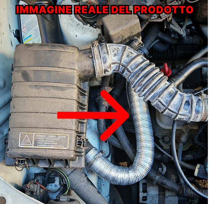 TUBO FLESSIBILE ESTENDIBILE ASPIRAZIONE AIRBOX FIAT PANDA 141 OE 7756525 - Immagine 3 di 4