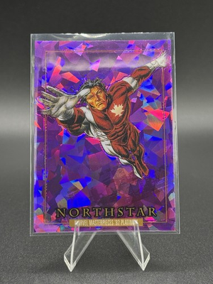 #ad 2024 Masterpieces #x27;92 Platinum Northstar #69 Purple Crystals $16.99
