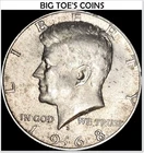 1968-D KENNEDY HALF DOLLAR 40 % SILVER, VERY NICE RARE COIN, FAST SHIPPING