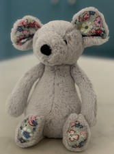 Retired (vintage) Very Rare Silver Small Bashful Blossom Jellycat Mouse