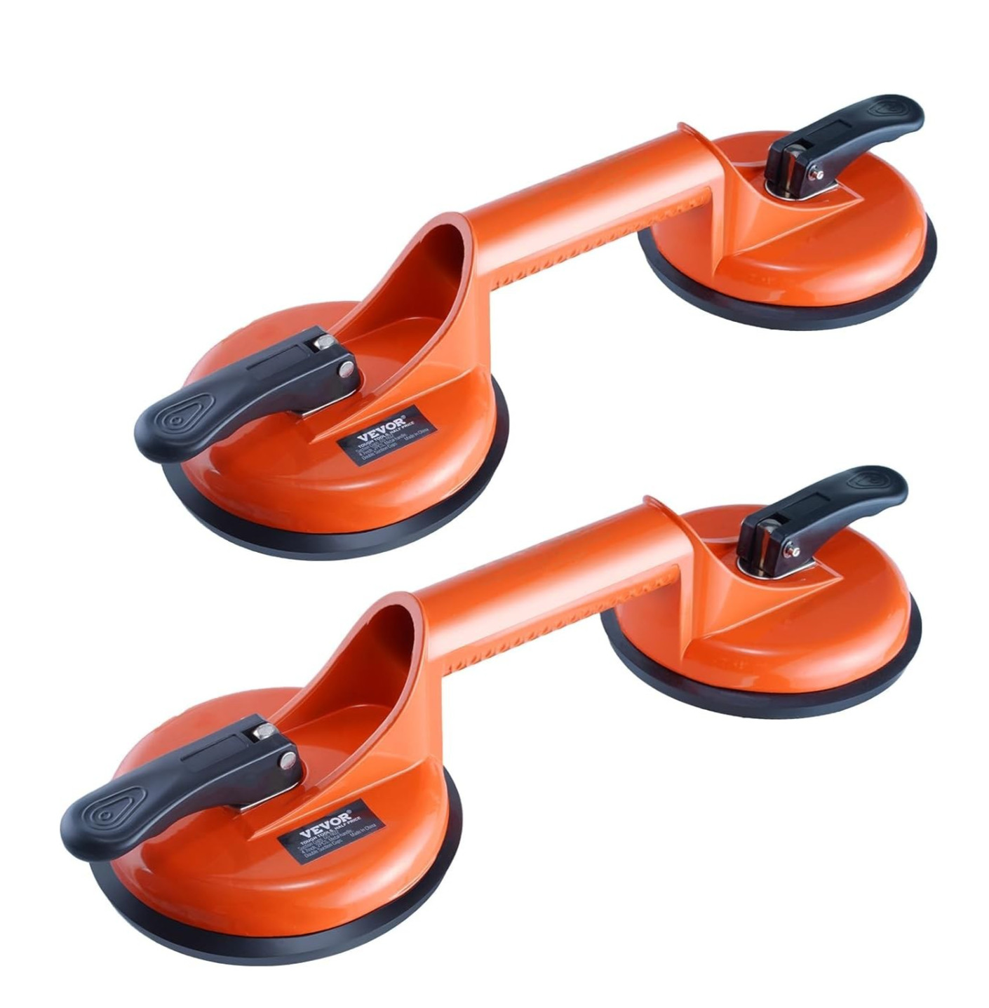 VEVOR Glass Suction Cup 4.7"" 2 Pack 330 lbs Load Capacity Vacuum Aluminum New