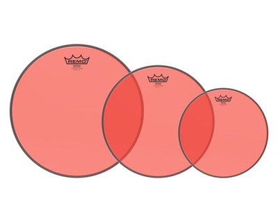 Remo Colortone Emperor Tom Pack - Red, 12''/13''/16''