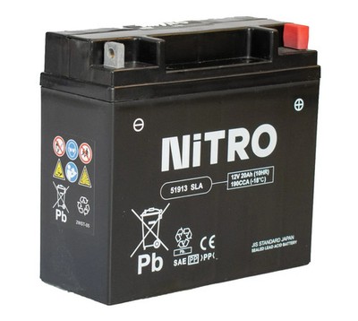 Motorrad Batterie 51913 SLA für AGM GEL wartungsfrei für BMW R 80 ST Bj 92-85