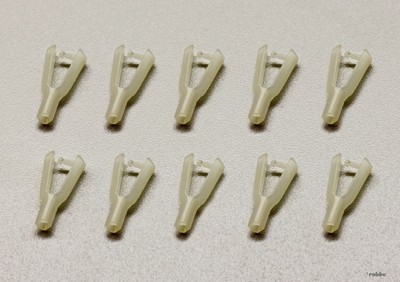 Kunststoff Nylon Gabelkopf M2 10 Stück Gabelköpfe Anlenkung Plastik NEU Robbe