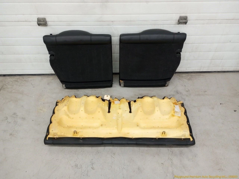 Acura RSX DC5 Set Of Complete Upper & Rear Rear Leather Seat Cushion Black 02-06 Foto 2 de 4