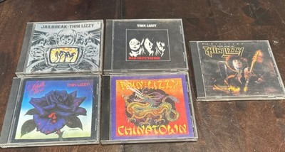 Thin Lizzy 5 CD LotOOP Jailbreak Bad Reputation Black Rose Chinatown Dedication