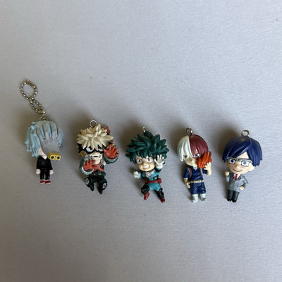 My Hero Academia Mini Figure Mascot Swing charms lot of 5