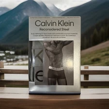 Calvin Klein NB3074 Steel Microfiber Low Rise Trunk - 3 Pack - Size S