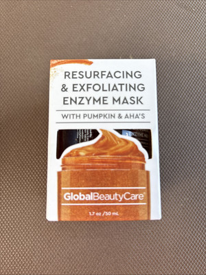 Global Beauty Resurfacing/Exfolliant  Enzyme Mask  W/Pumkin & AHAs 1.7 Oz/50ml