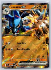 Lucario ex Stellar Crown 82/142 Pokemon Card NM
